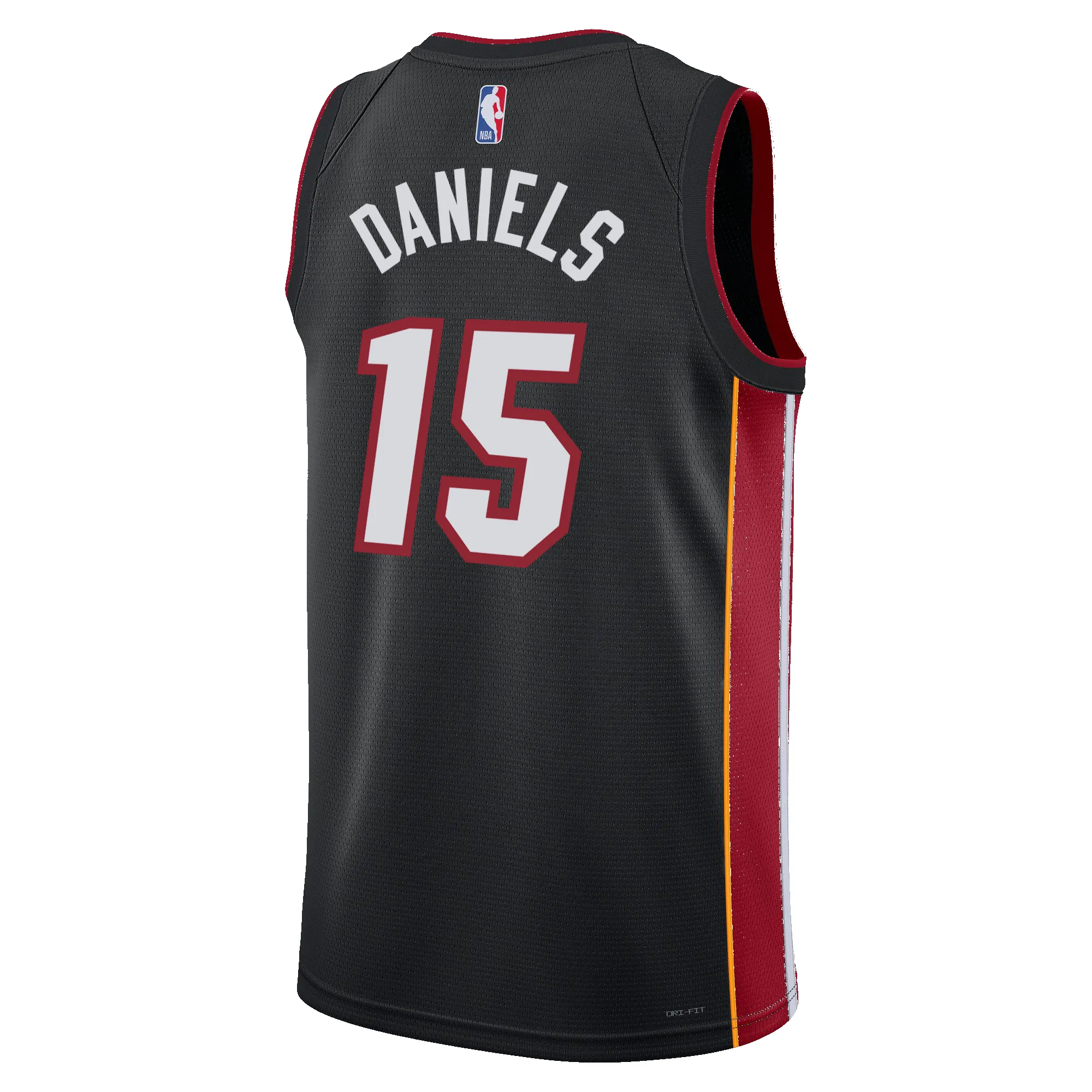 Caleb Daniels Nike Miami HEAT Icon Black Swingman Jersey sold by Miami Heat Store product image thumbnail 2