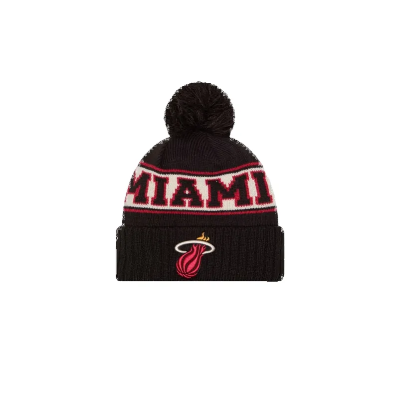 New Era Miami HEAT Retro Wordmark Knit sold by Miami Heat Store