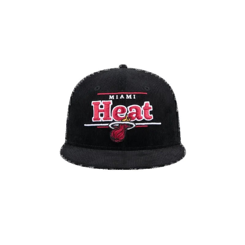 New Era Miami HEAT Corduroy Snapback sold by Miami Heat Store