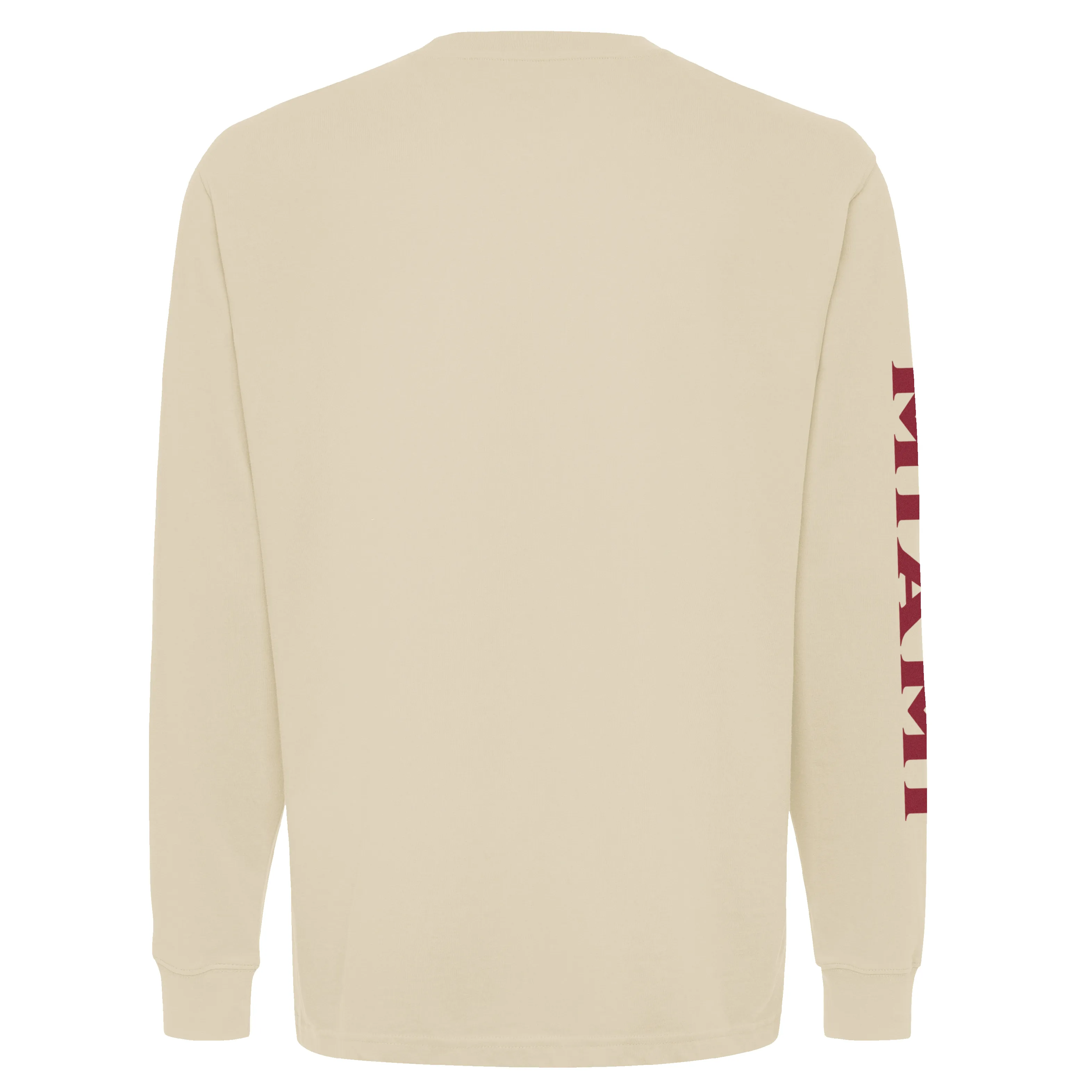 Sportiqe Miami HEAT Beige Long Sleeve Tee sold by Miami Heat Store product image thumbnail 2