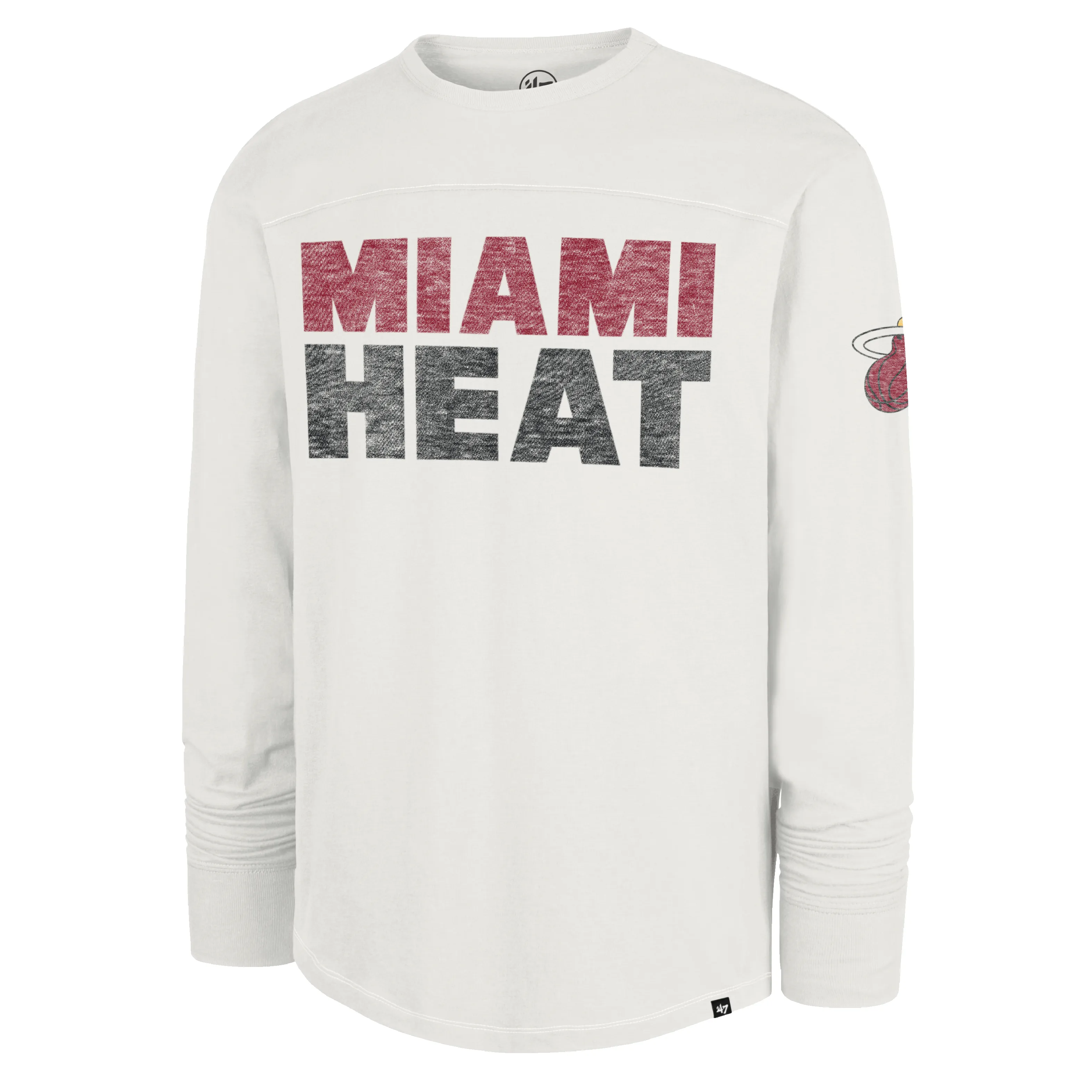 '47 Brand Miami HEAT Stack Long Sleeve Tee sold by Miami Heat Store
