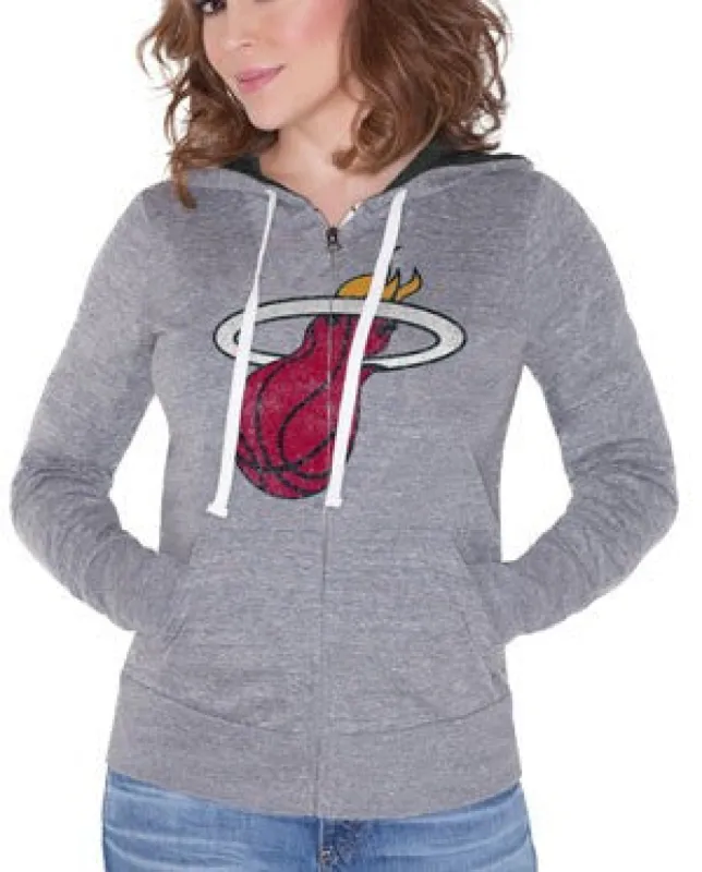Touch by Alyssa Milano Miami HEAT Ladies Teagan Hoodie sold by Miami Heat Store