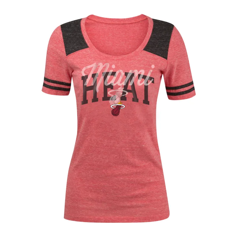 New ERA Miami HEAT Ladies Triblend Scoop sold by Miami Heat Store