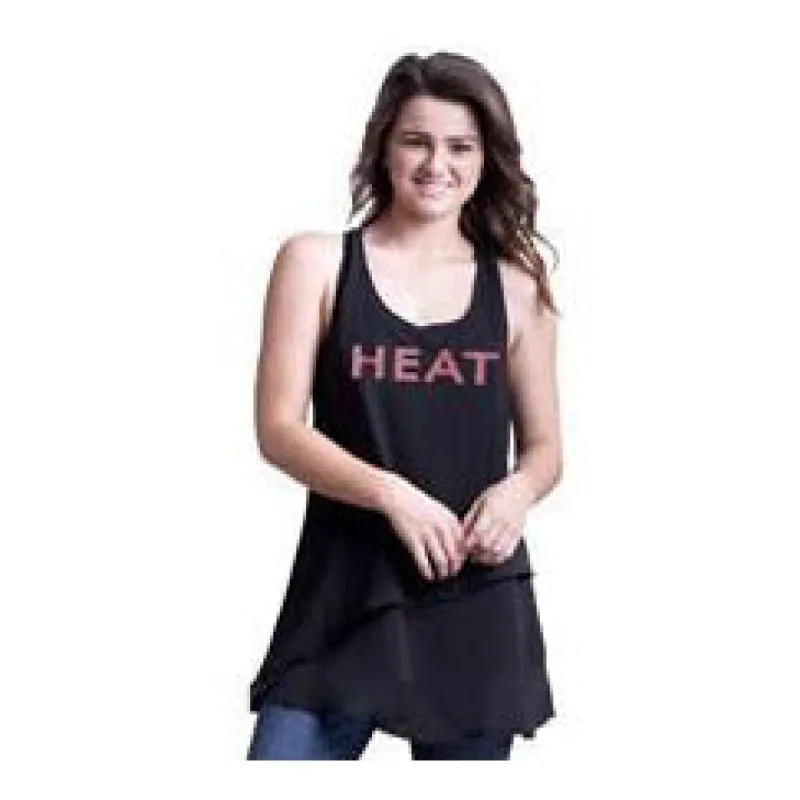 Miss Fanatic Miami HEAT Women's Angel Face Tank sold by Miami Heat Store