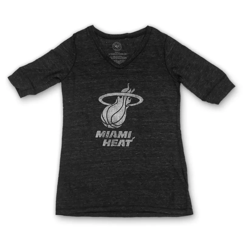 '47 Miami HEAT Ladies Roster Scrum T-Shirt made by 47