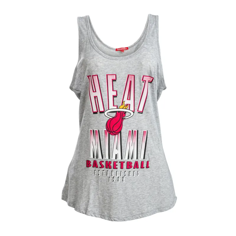 Mitchell & Ness Ladies Seal the Win Tank sold by Miami Heat Store