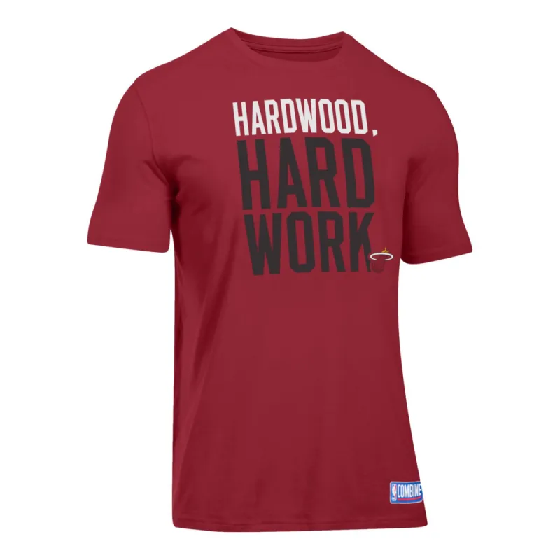 Under Armour Short Sleeve Hardwood Hard Work Tee sold by Miami Heat Store