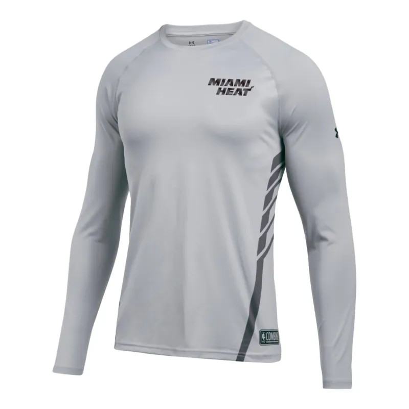 Under Armour Miami HEAT Long Sleeve Pinnacle Shooting Shirt sold by Miami Heat Store