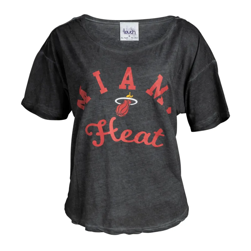 Touch by Alisa Milano Miami HEAT Second Base Reversible Tee sold by Miami Heat Store