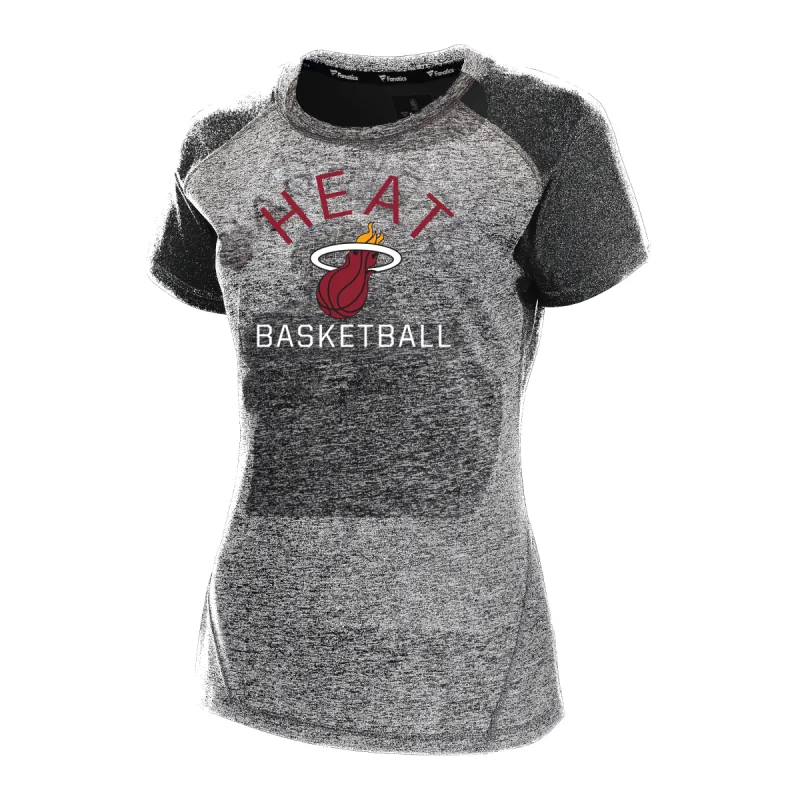 Fanatics Ladies Short Sleeve Static Tee sold by Miami Heat Store