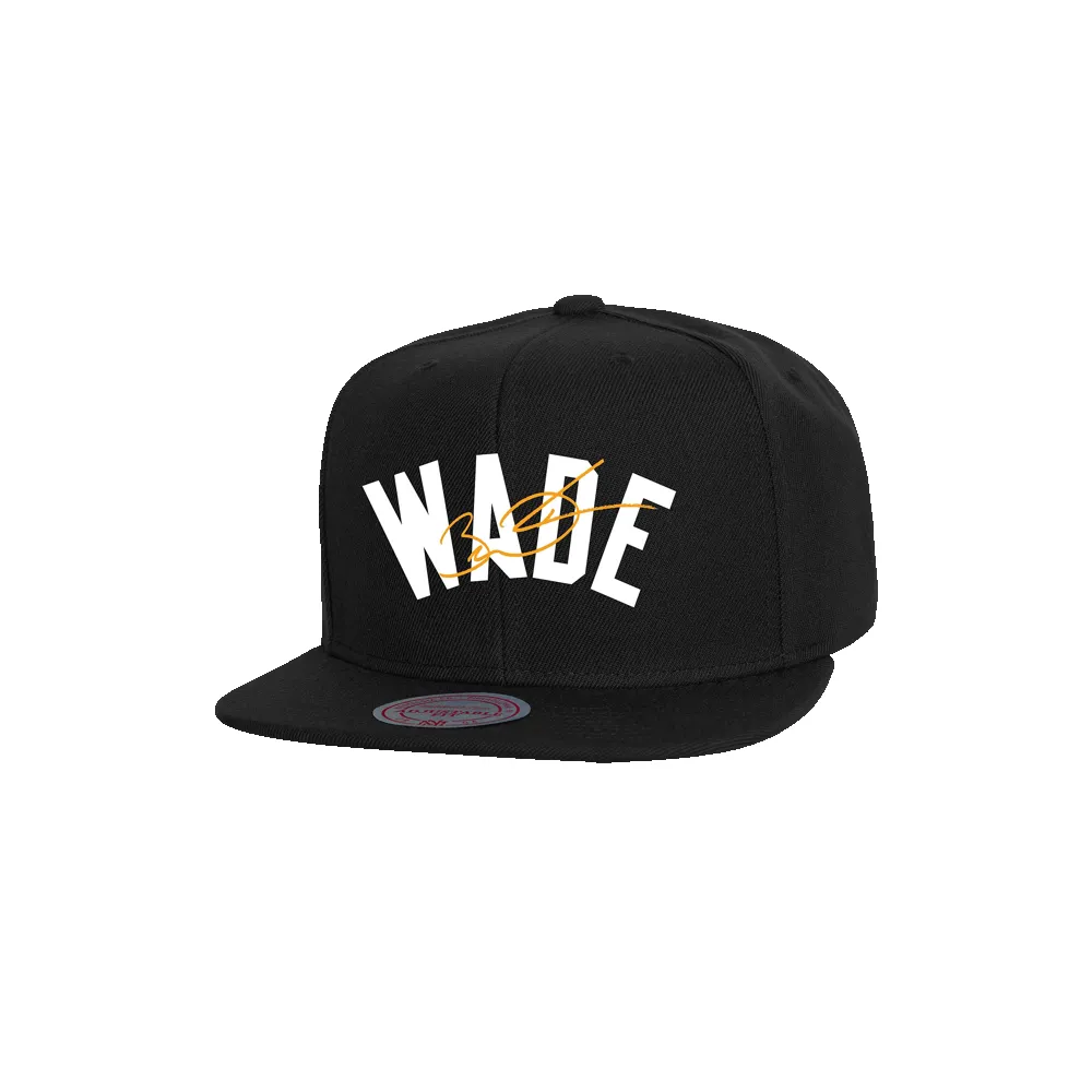 Mitchell & Ness Miami HEAT Wade Signature Snapback sold by Miami Heat Store