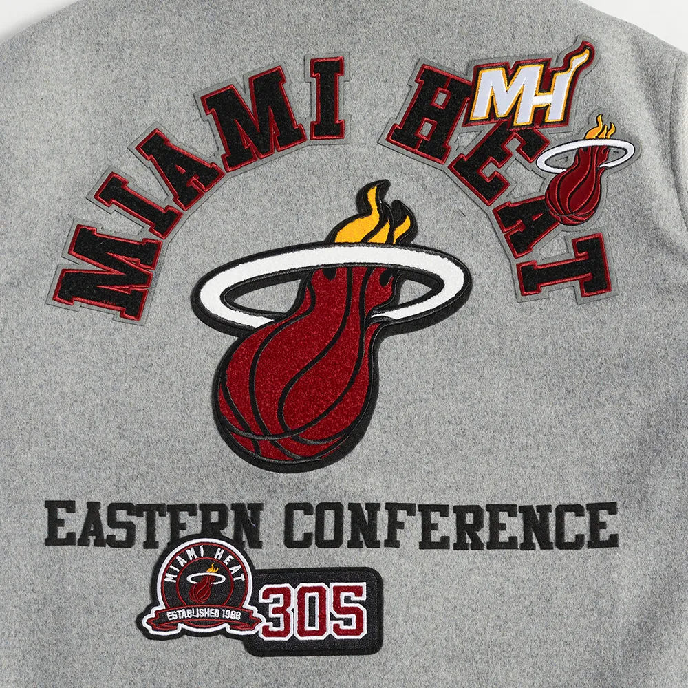 Pro Standard Miami HEAT Area Code Varsity Jacket sold by Miami Heat Store product image thumbnail 5