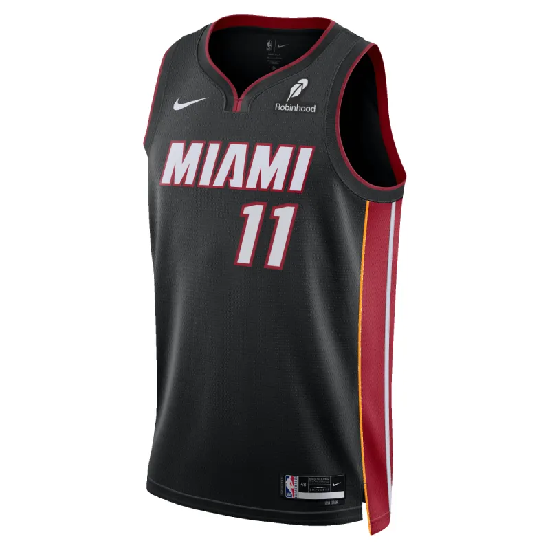 Jaime Jaquez Jr. Nike Miami HEAT Icon Black Swingman Jersey sold by Miami Heat Store
