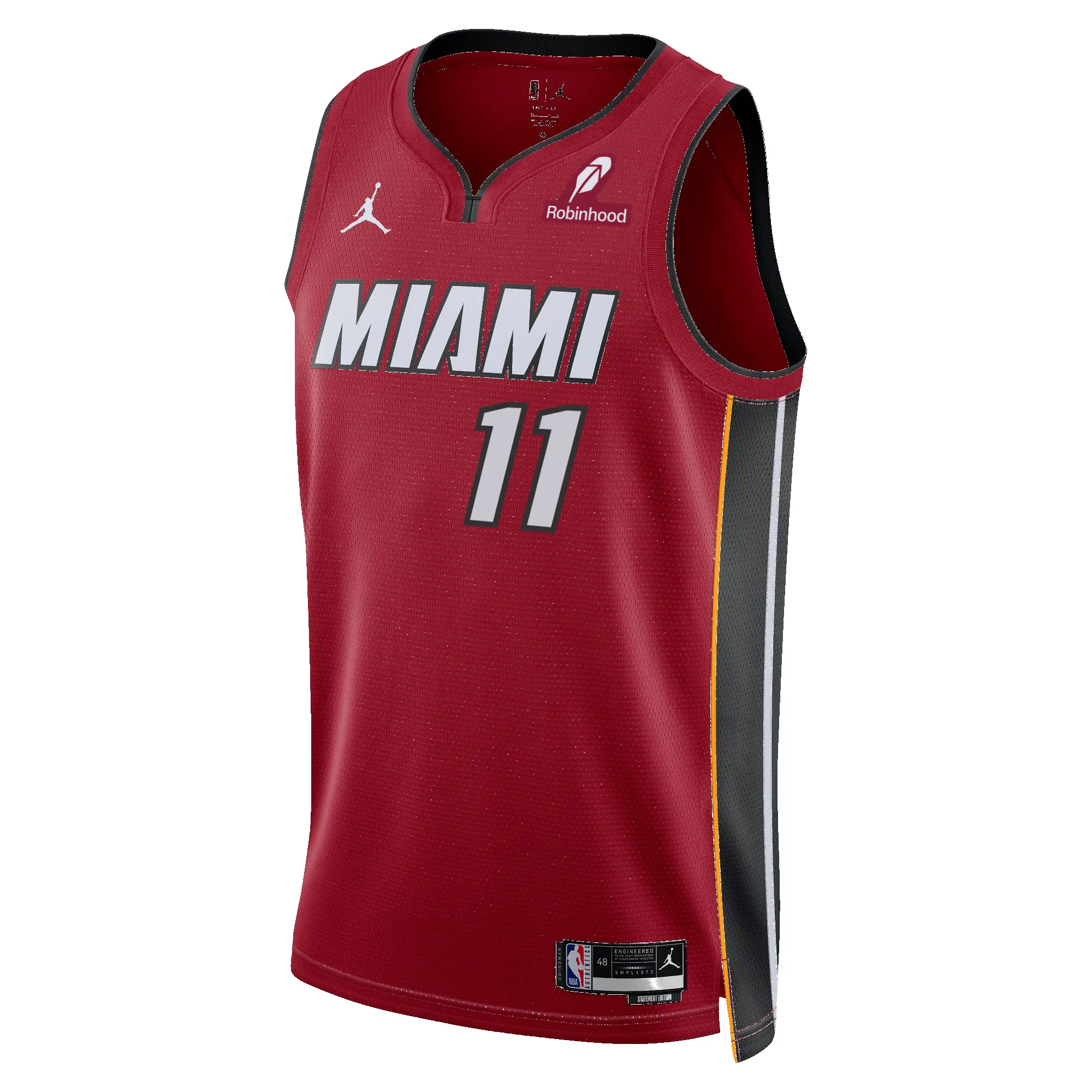 Jaime Jaquez Jr. Nike Jordan Brand Miami HEAT Statement Red Swingman Jersey sold by Miami Heat Store