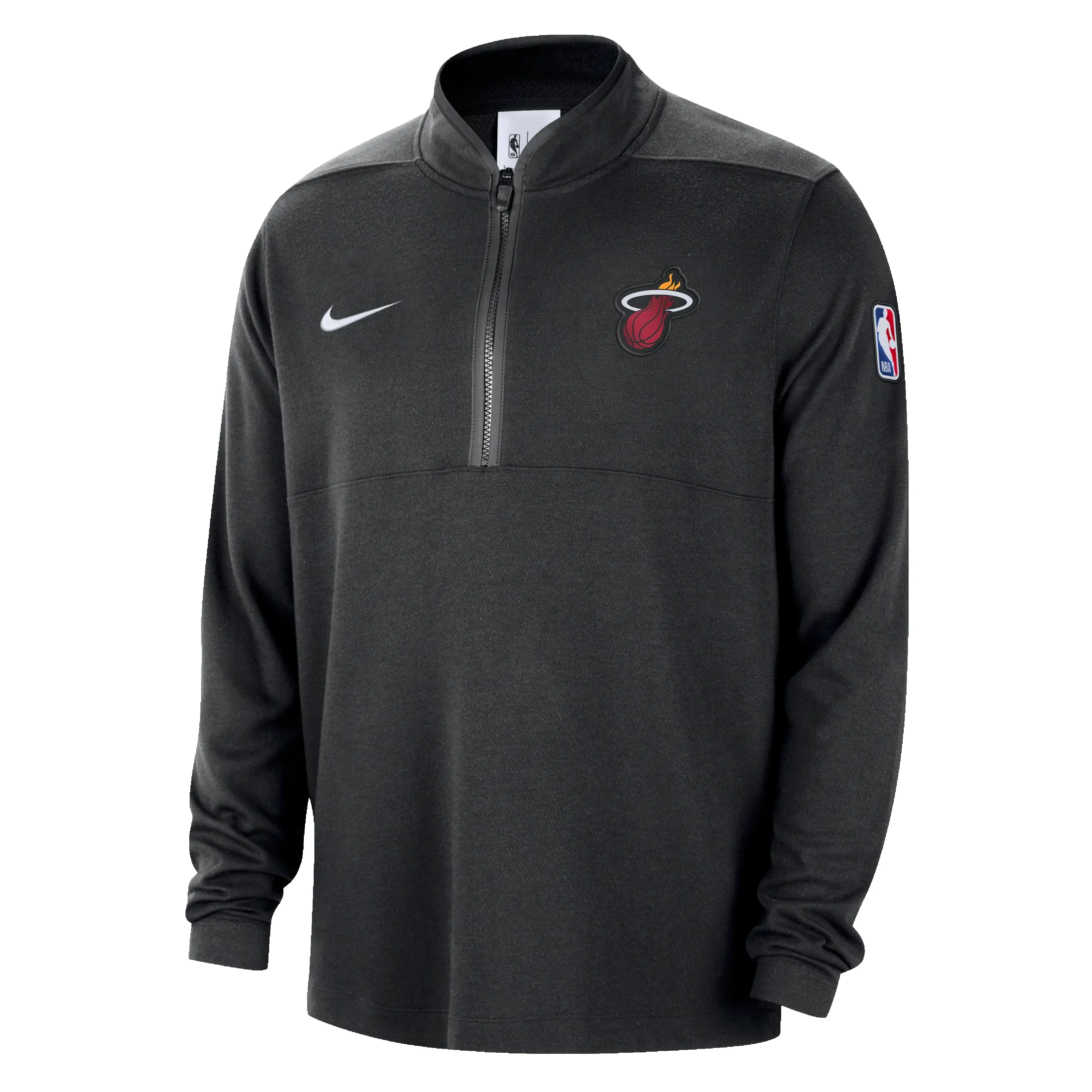 Nike Miami HEAT Courtside Half Zip Long Sleeve Top sold by Miami Heat Store