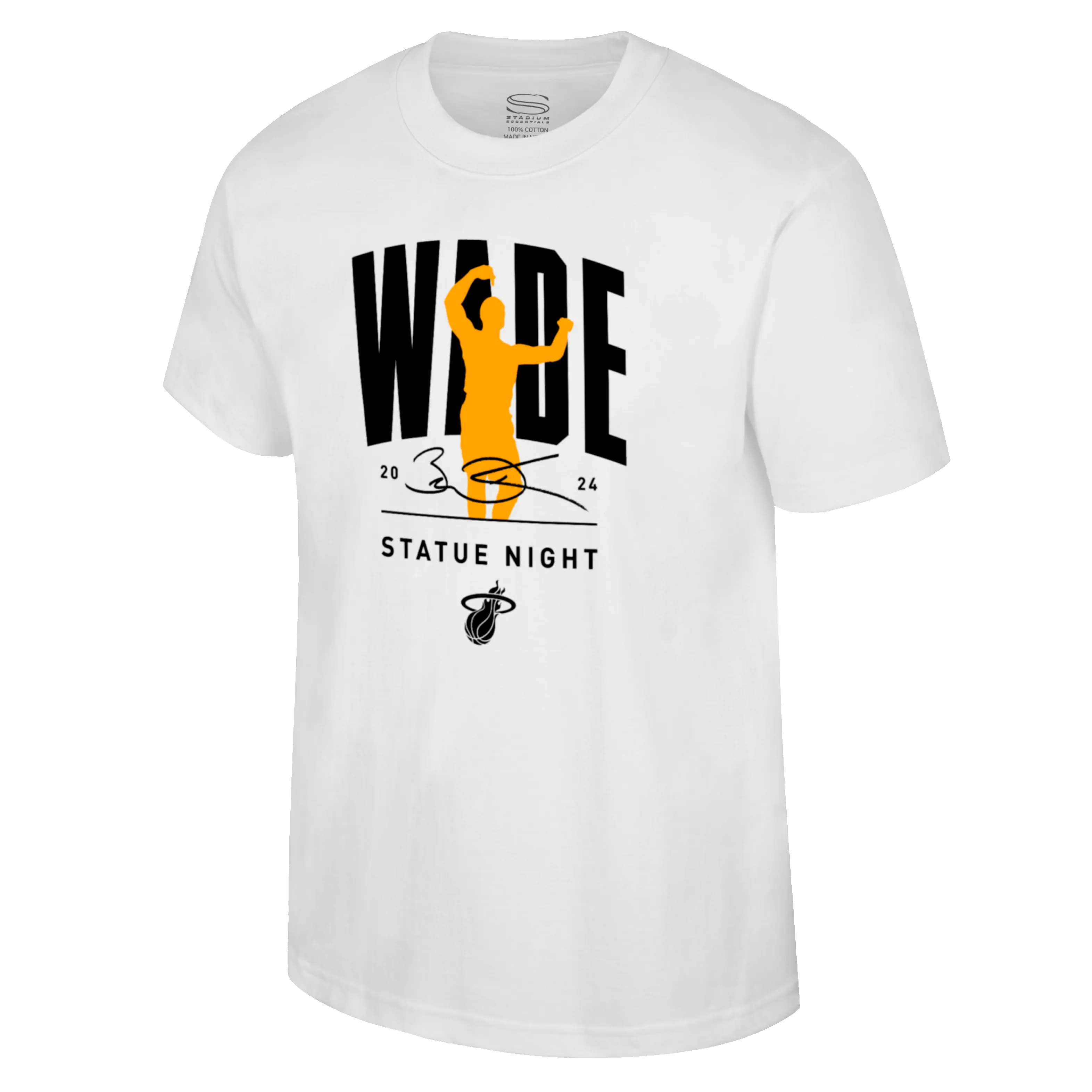 Stadium Essentials Miami HEAT Wade Statue Tee sold by Miami Heat Store