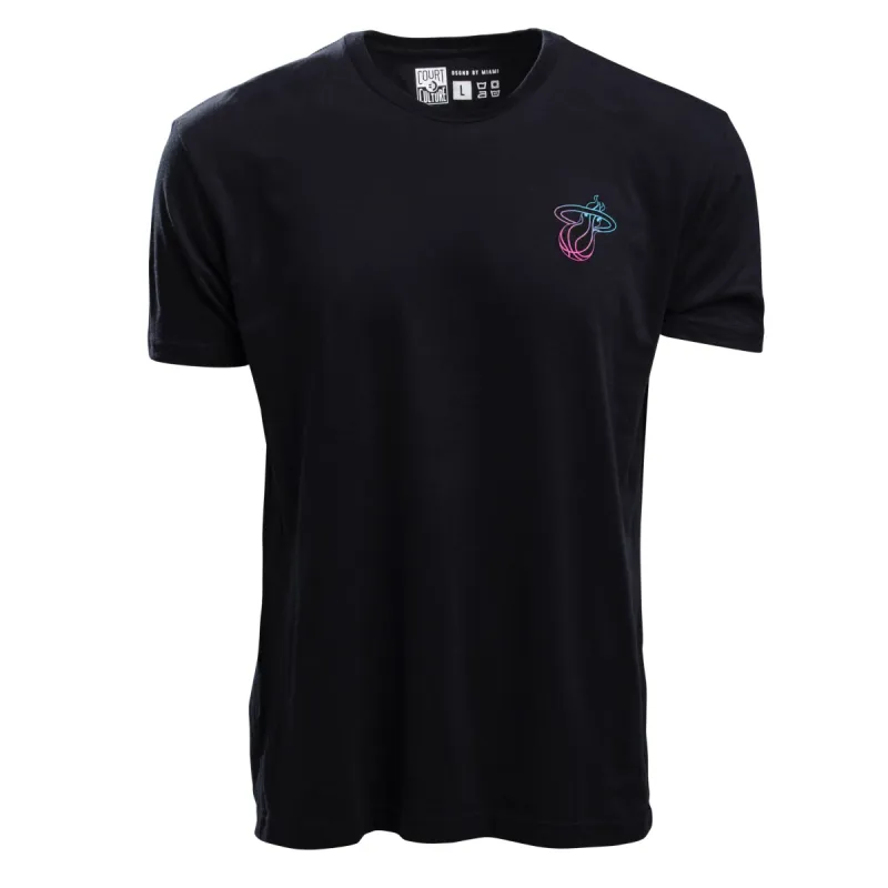 Court Culture Miami Wordmark Men's Tee sold by Miami Heat Store