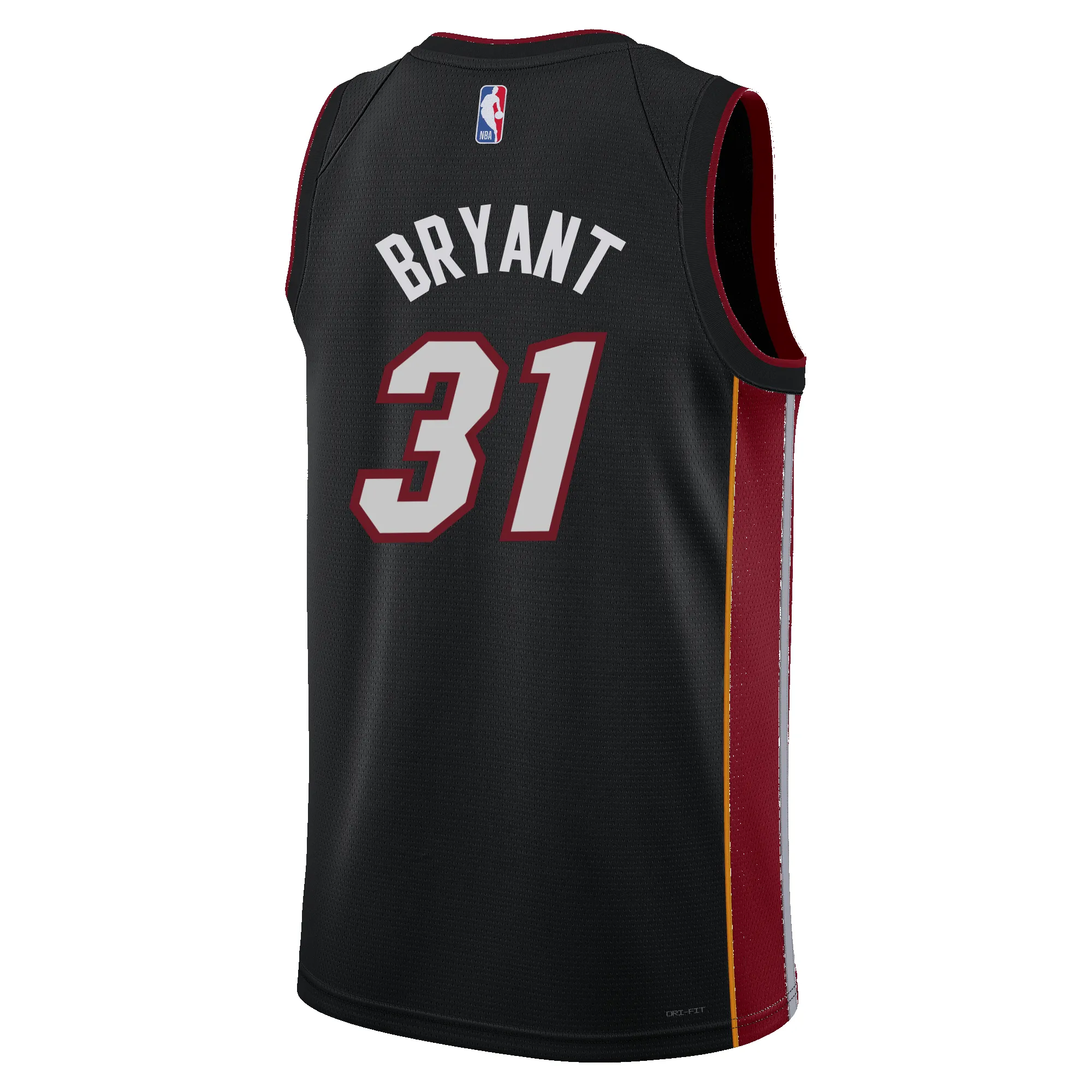 Thomas Bryant Nike Miami HEAT Icon Black Swingman Jersey sold by Miami Heat Store product image thumbnail 2