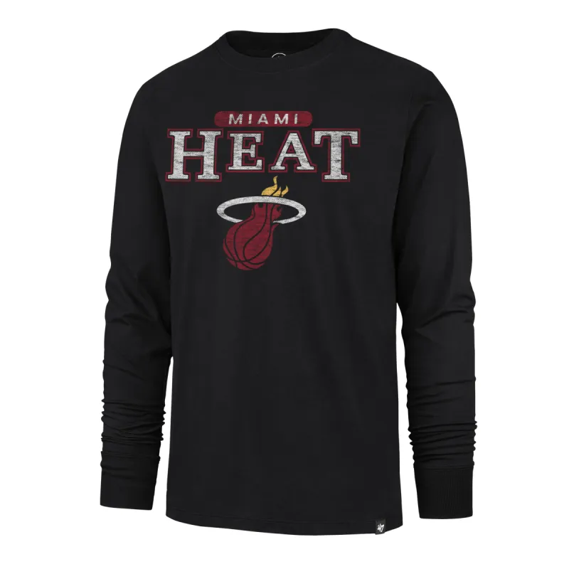 '47 Brand Miami HEAT Linear Long Sleeve Tee sold by Miami Heat Store