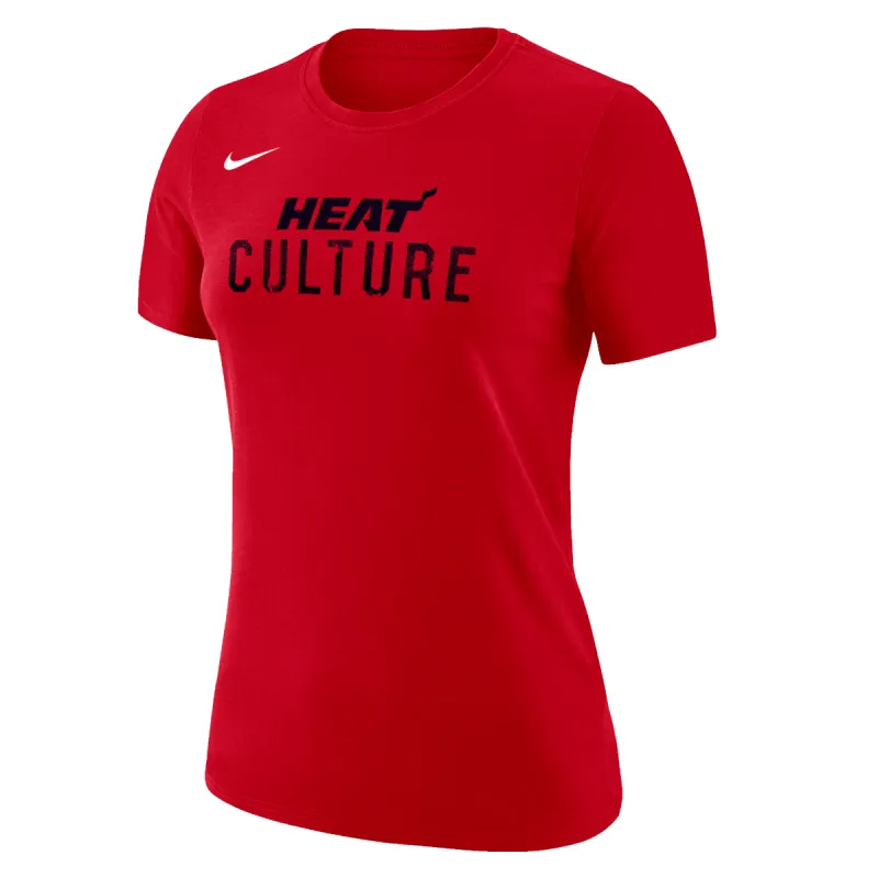 Nike HEAT Culture: Blood Red Women's Legend Tee sold by Miami Heat Store
