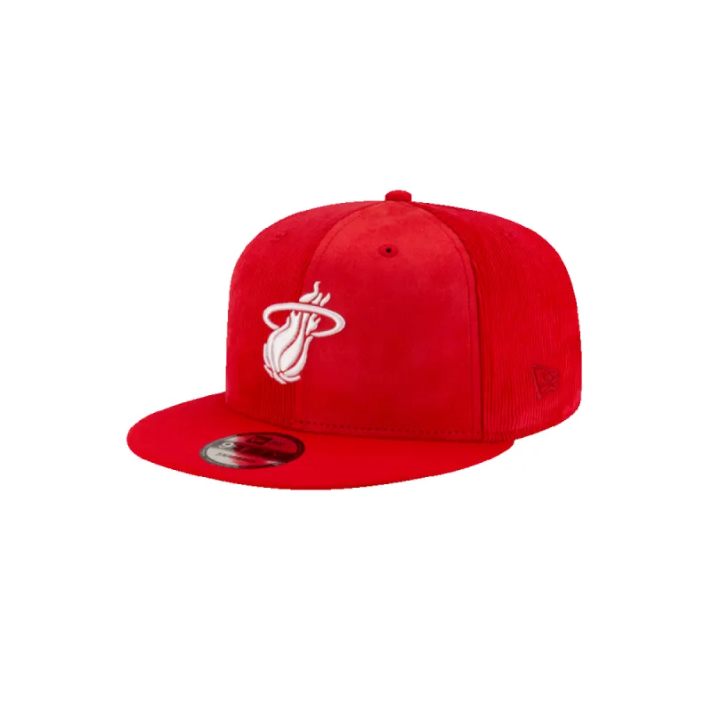 Court Culture Blood Red Corduroy Snapback sold by Miami Heat Store