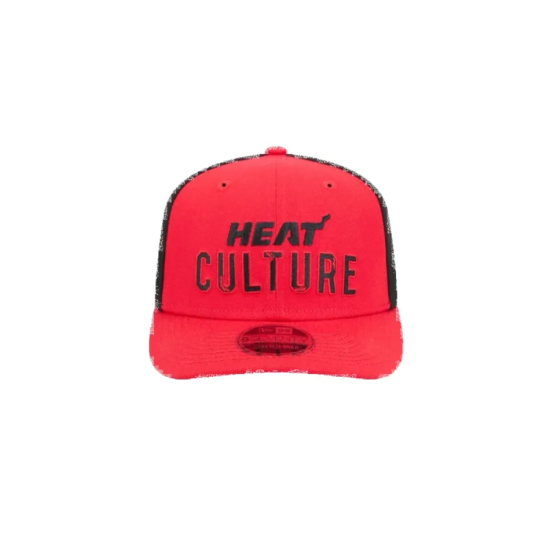New Era HEAT Culture 2-Tone Wordmark Snapback sold by Miami Heat Store