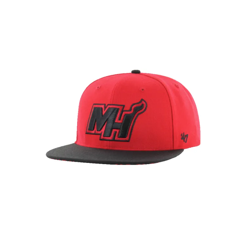 '47 Brand HEAT Culture: Blood Red 2-Tone Snapback made by 47