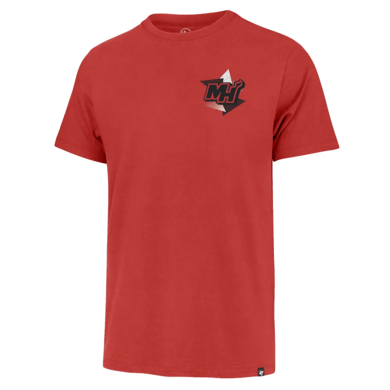 '47 Brand HEAT Culture: Blood Red Backboard Tee sold by Miami Heat Store