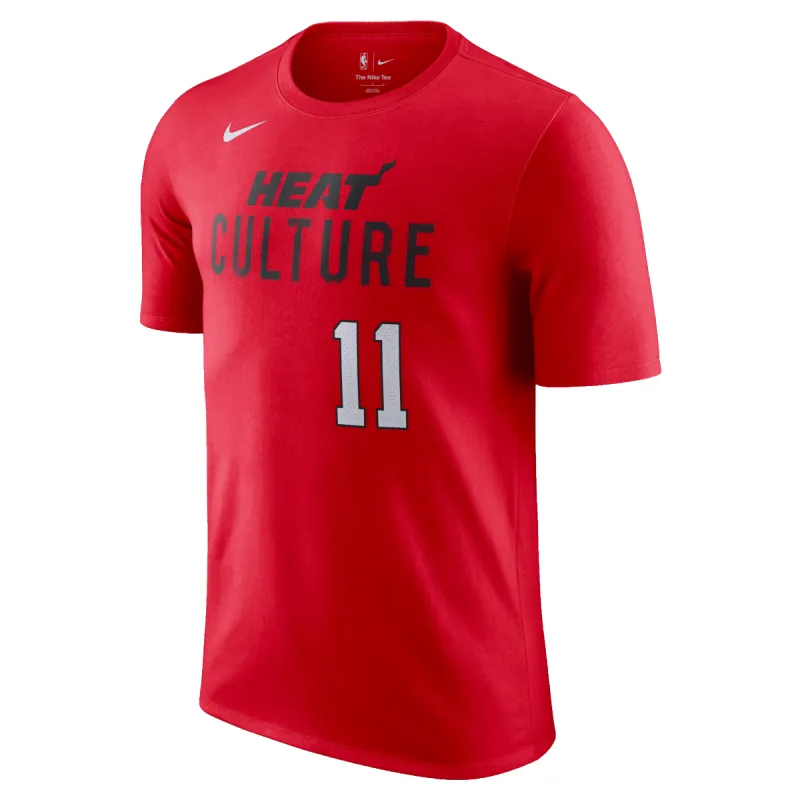 Jaime Jaquez Jr. Nike HEAT Culture: Blood Red Name & Number Tee sold by Miami Heat Store