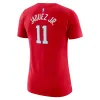 Jaime Jaquez Jr. Nike HEAT Culture: Blood Red Name & Number Women's Tee sold by Miami Heat Store