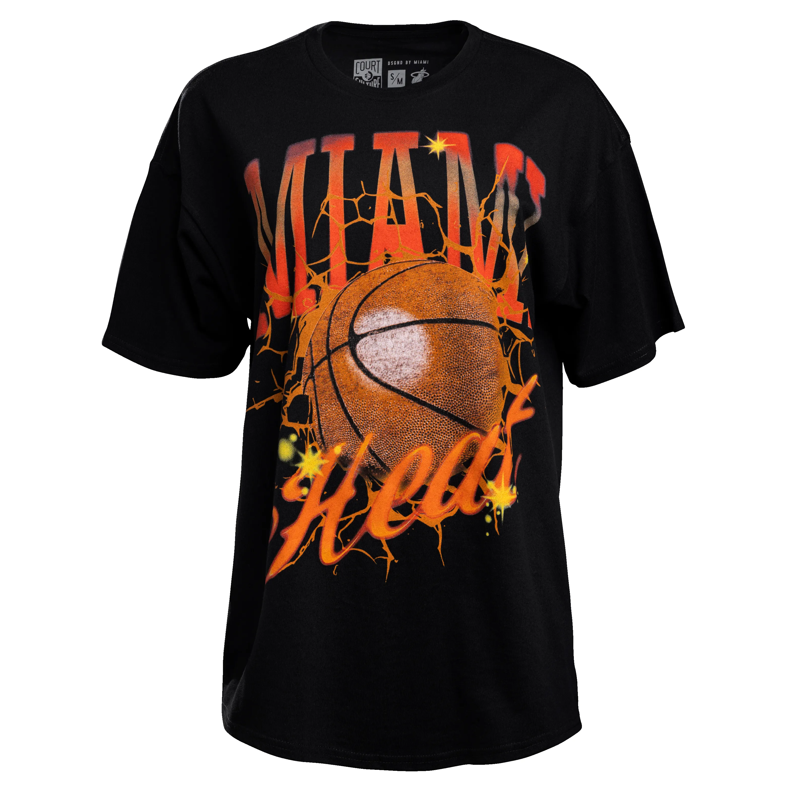 Court Culture Afterburn Oversized Unisex Tee sold by Miami Heat Store product image thumbnail 3