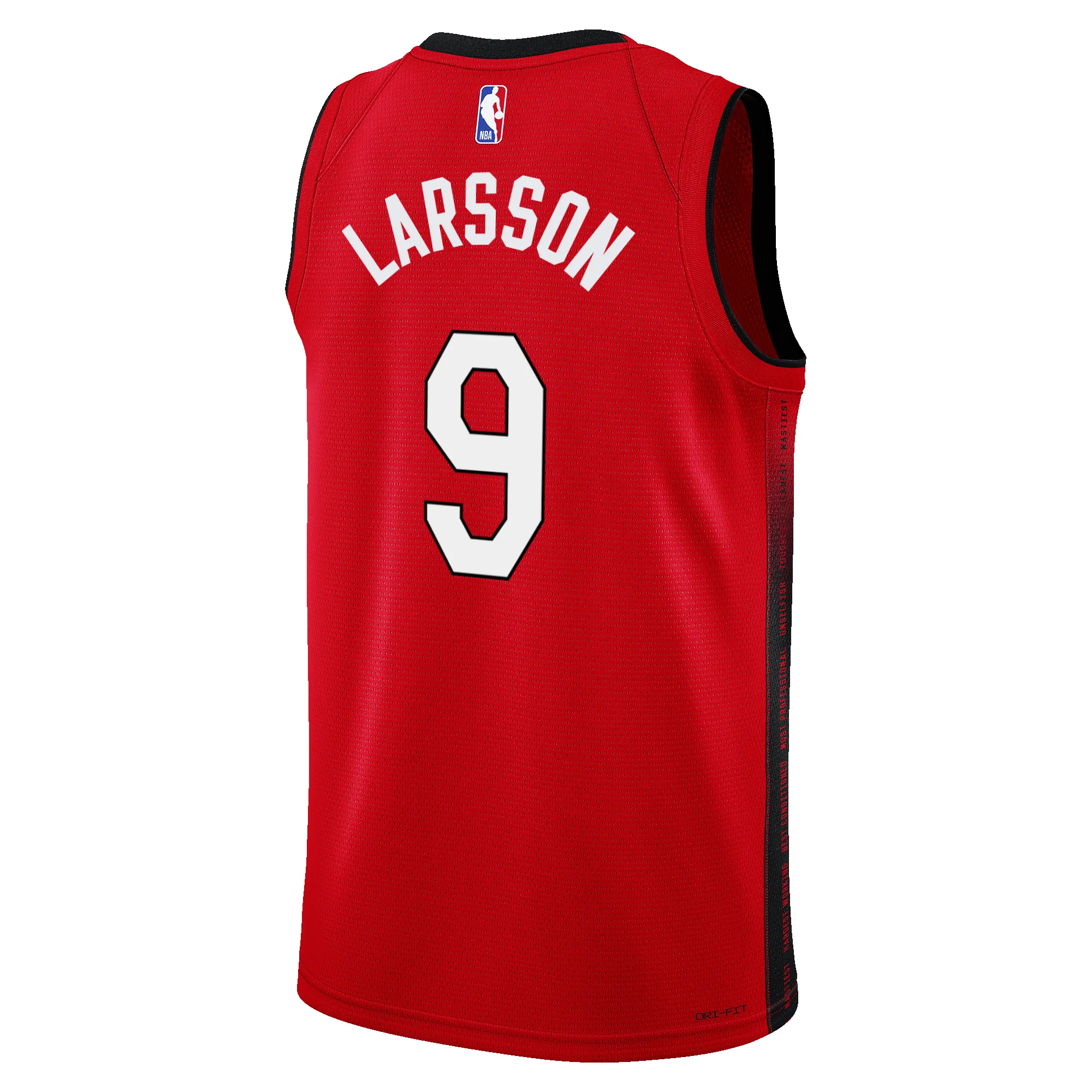 Pelle Larsson Nike HEAT Culture: Blood Red Swingman Jersey sold by Miami Heat Store product image thumbnail 2