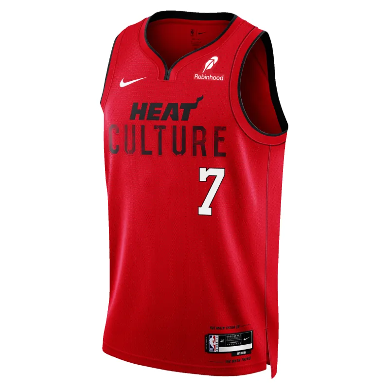 Kel'el Ware Nike HEAT Culture: Blood Red Swingman Jersey sold by Miami Heat Store
