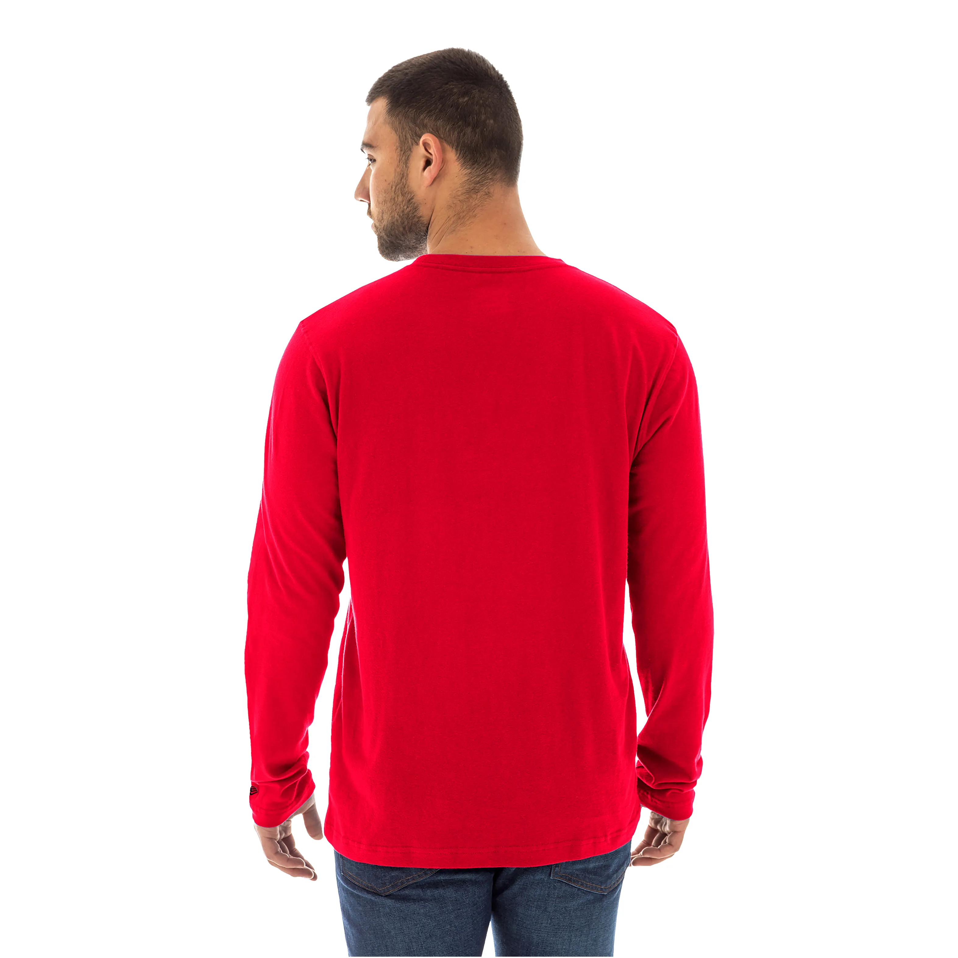 New Era HEAT Culture: Blood Red Long Sleeve Tee sold by Miami Heat Store product image thumbnail 2