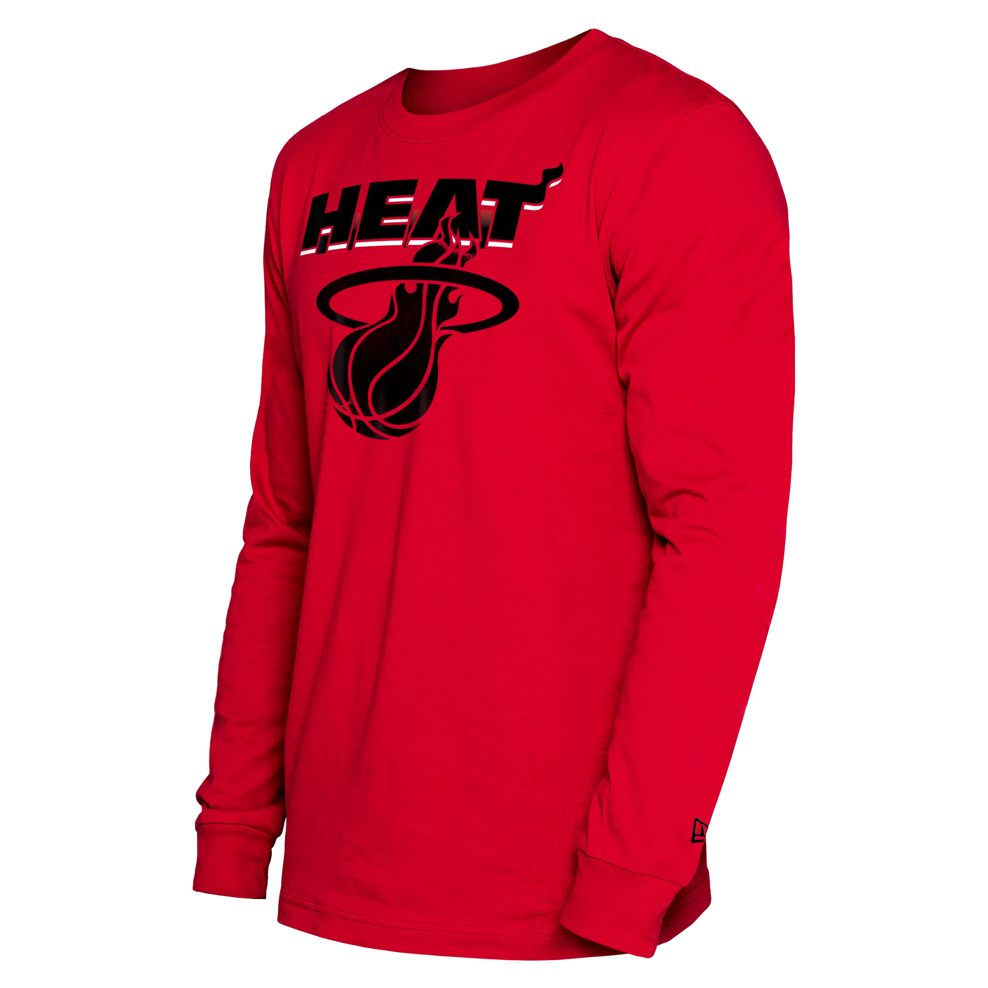 New Era HEAT Culture: Blood Red Long Sleeve Tee sold by Miami Heat Store product image thumbnail 3