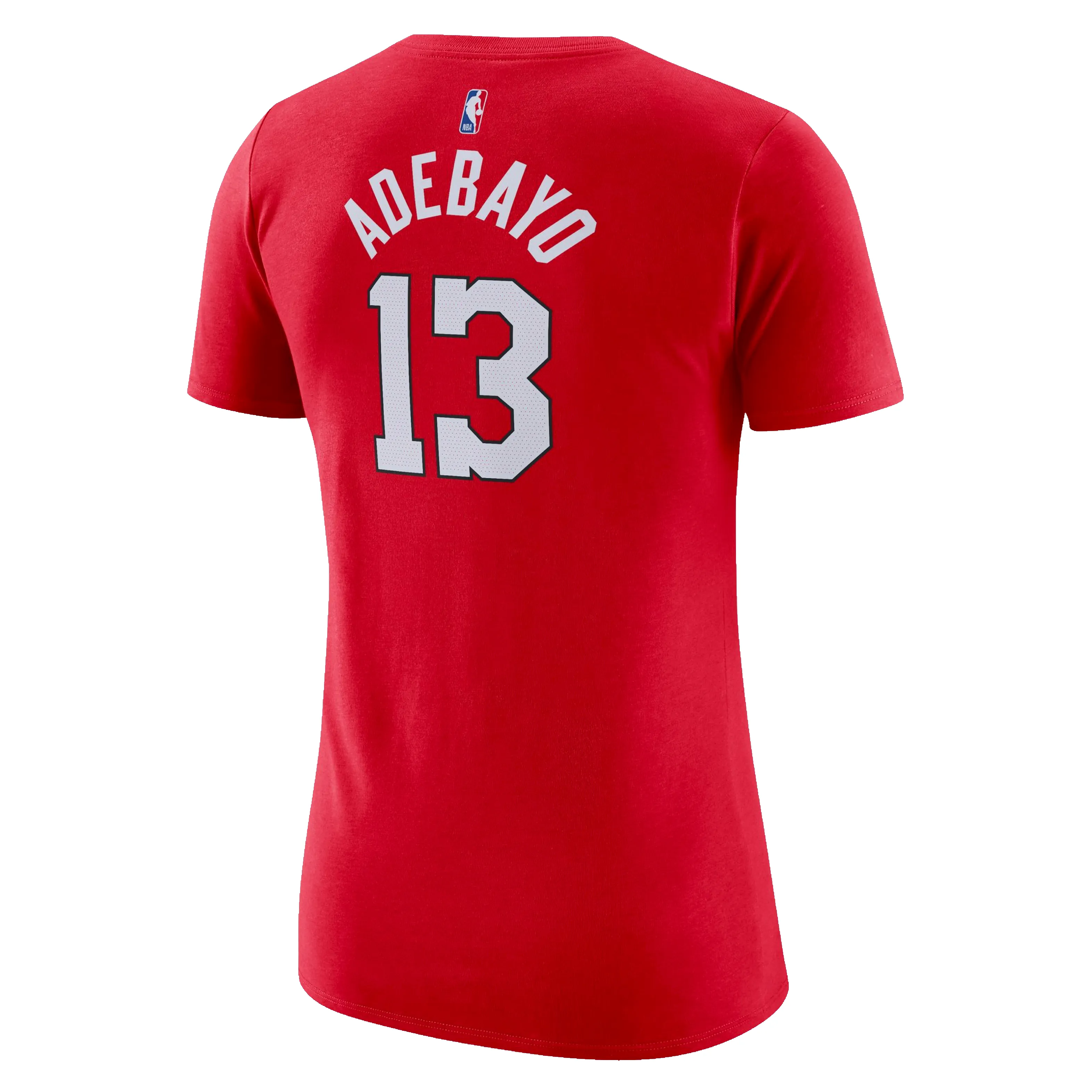 Bam Adebayo Nike HEAT Culture: Blood Red Name & Number Women's Tee sold by Miami Heat Store product image thumbnail 2