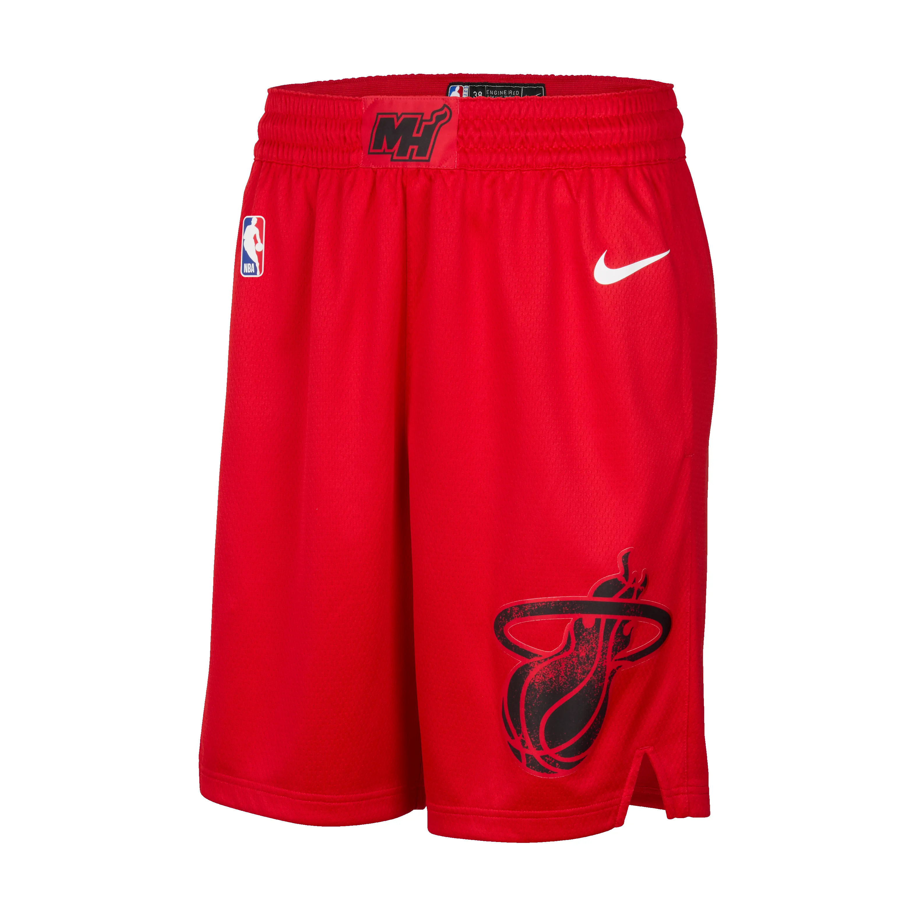 Nike HEAT Culture: Blood Red Swingman Shorts sold by Miami Heat Store