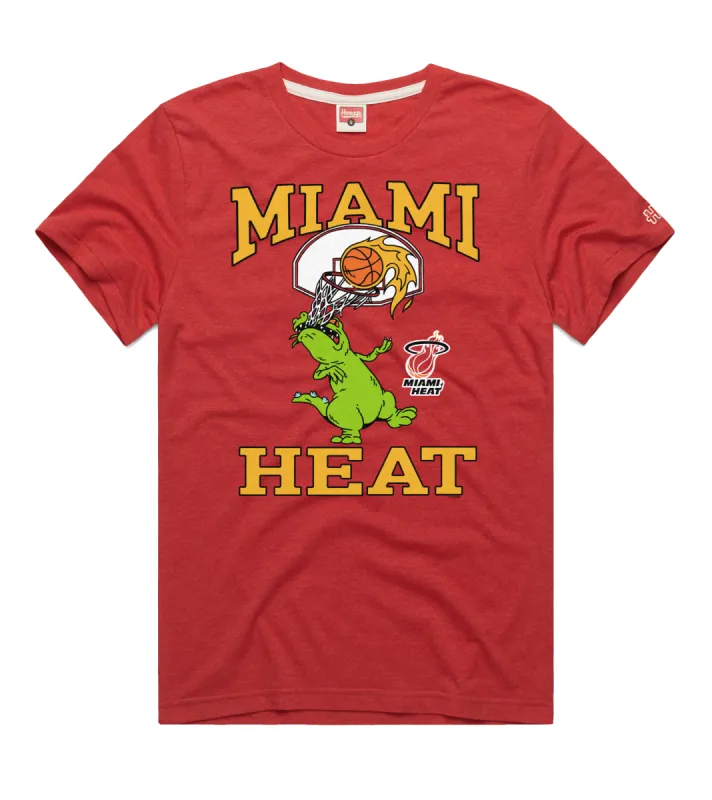 Homage Miami HEAT Reptar Red Tee sold by Miami Heat Store