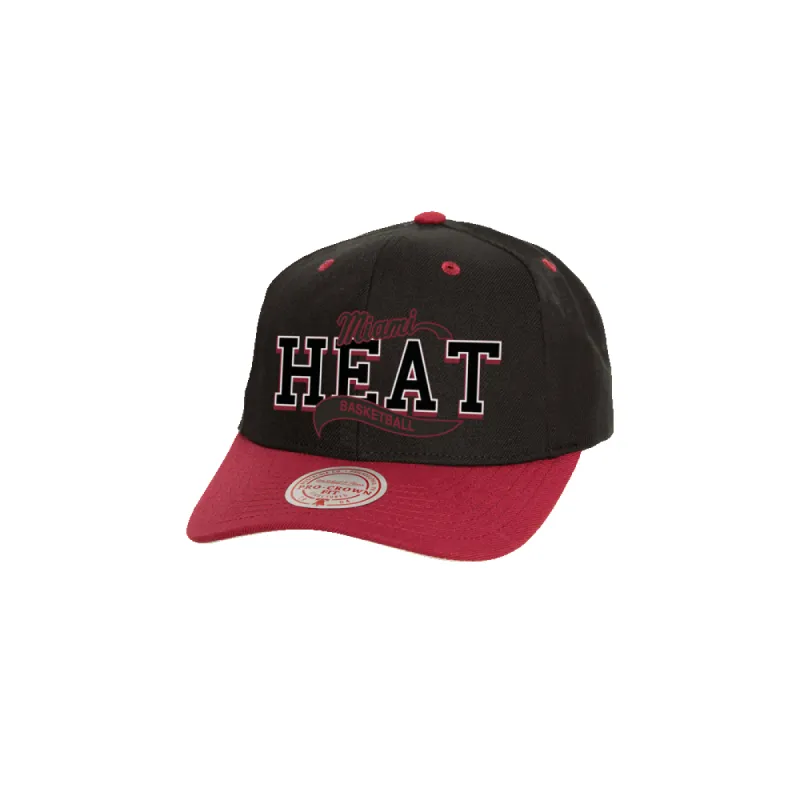 Mitchell & Ness Miami HEAT Sweep Pro Snapback sold by Miami Heat Store