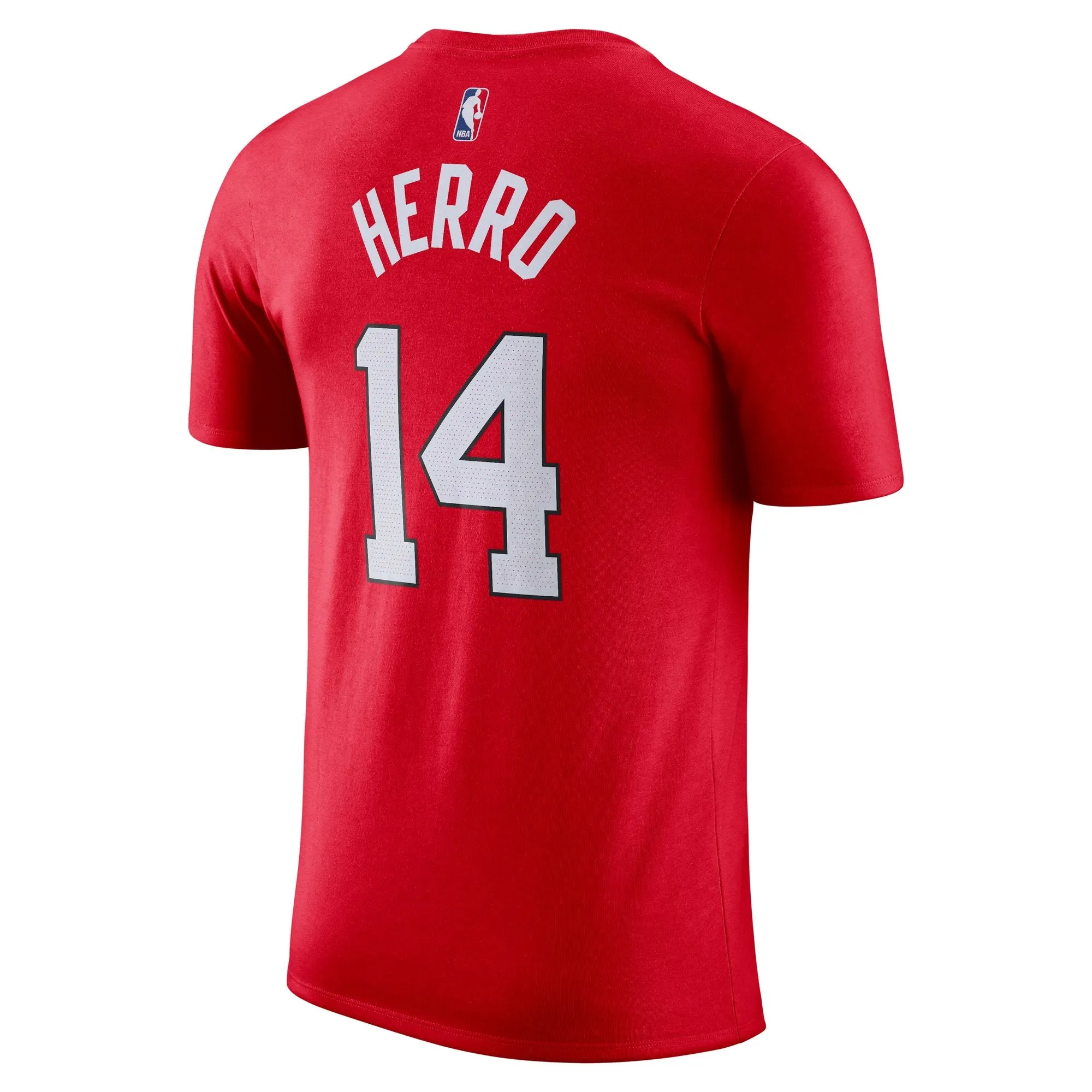 Tyler Herro Nike HEAT Culture: Blood Red Name & Number Tee sold by Miami Heat Store product image thumbnail 2