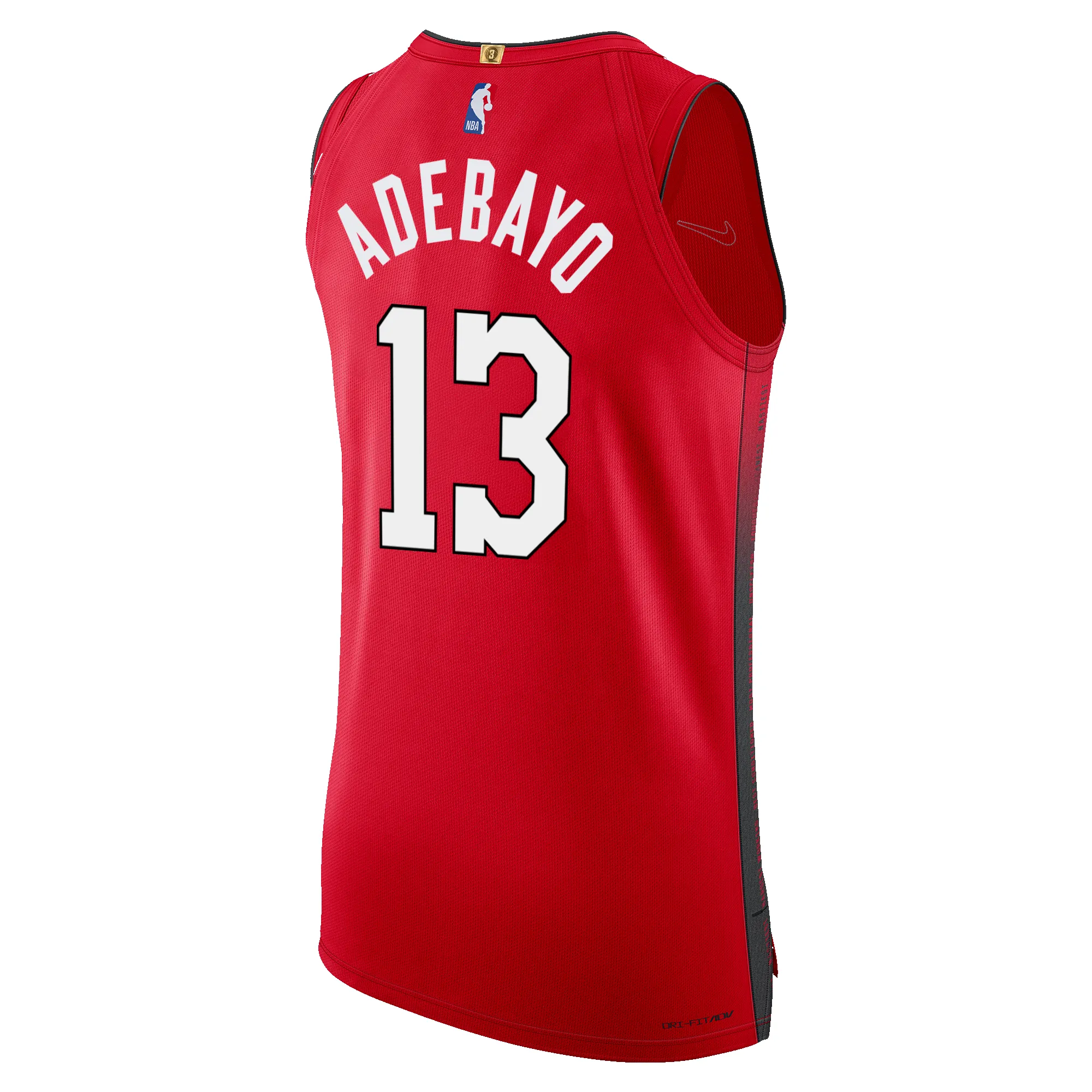 Bam Adebayo Nike HEAT Culture: Blood Red Authentic Jersey sold by Miami Heat Store product image thumbnail 2