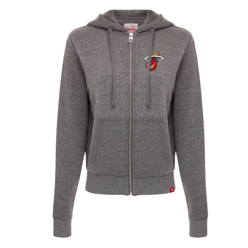 Sportiqe Miami Mashup Vol. 2 Grey Women's Hoodie sold by Miami Heat Store