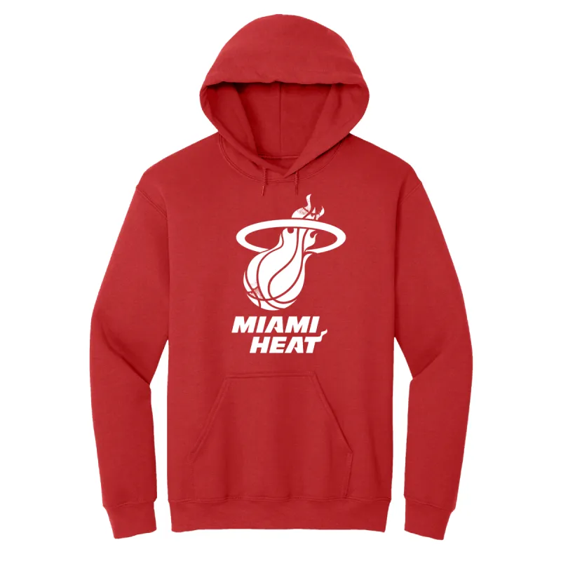 Miami HEAT Logo Red Hoodie sold by Miami Heat Store
