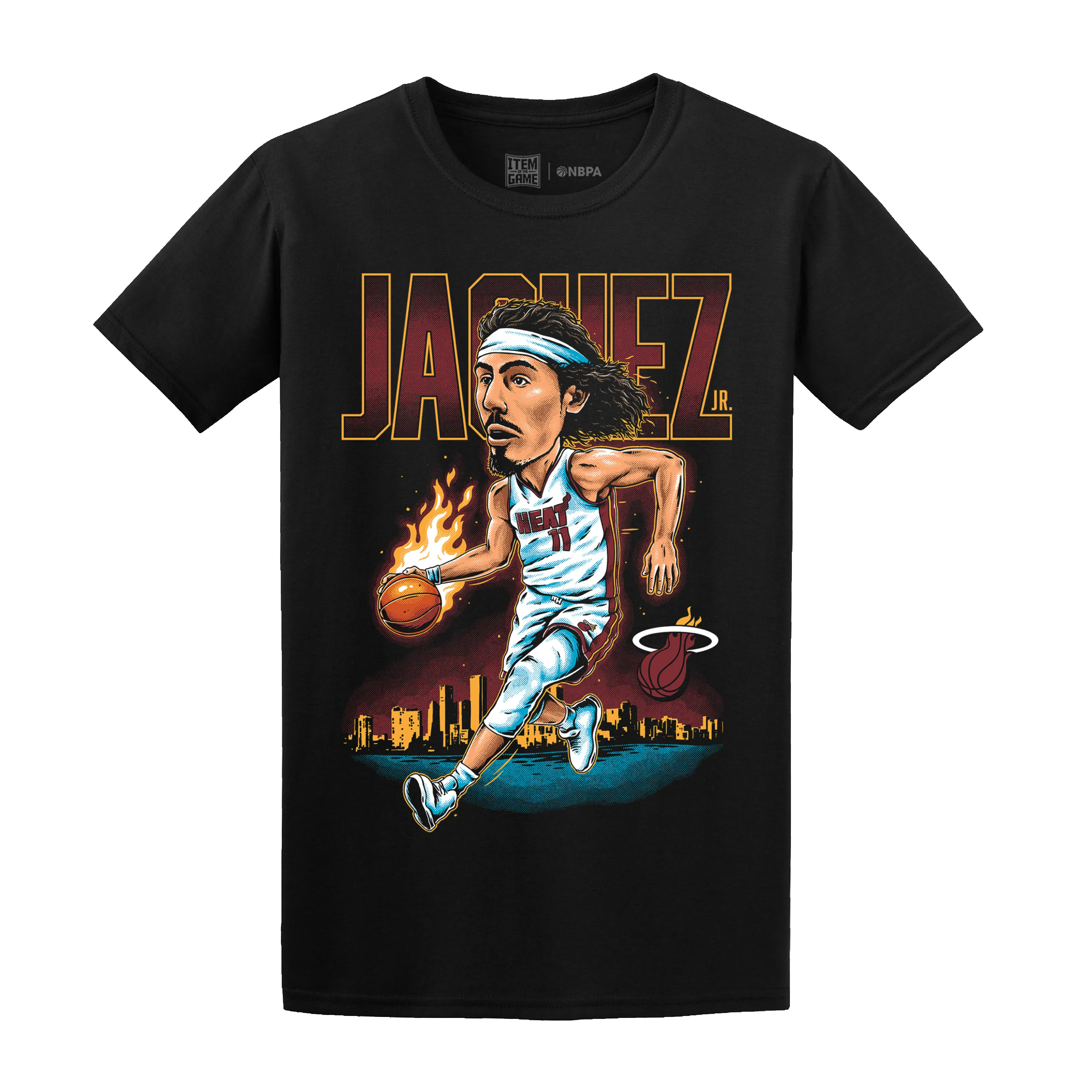 Jaime Jaquez Jr. Miami HEAT City View Tee sold by Miami Heat Store