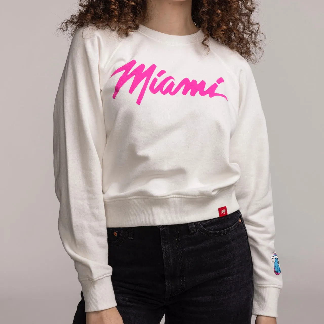 Sportiqe Miami HEAT Original Vice Women's Crewneck sold by Miami Heat Store product image thumbnail 2