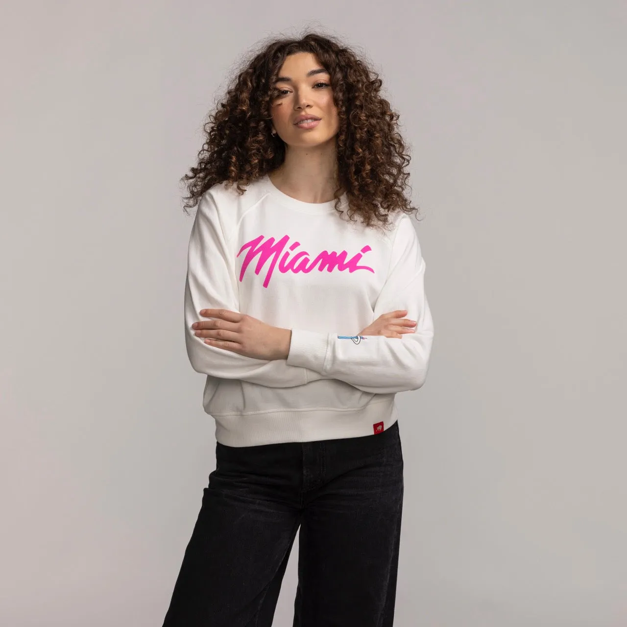 Sportiqe Miami HEAT Original Vice Women's Crewneck sold by Miami Heat Store