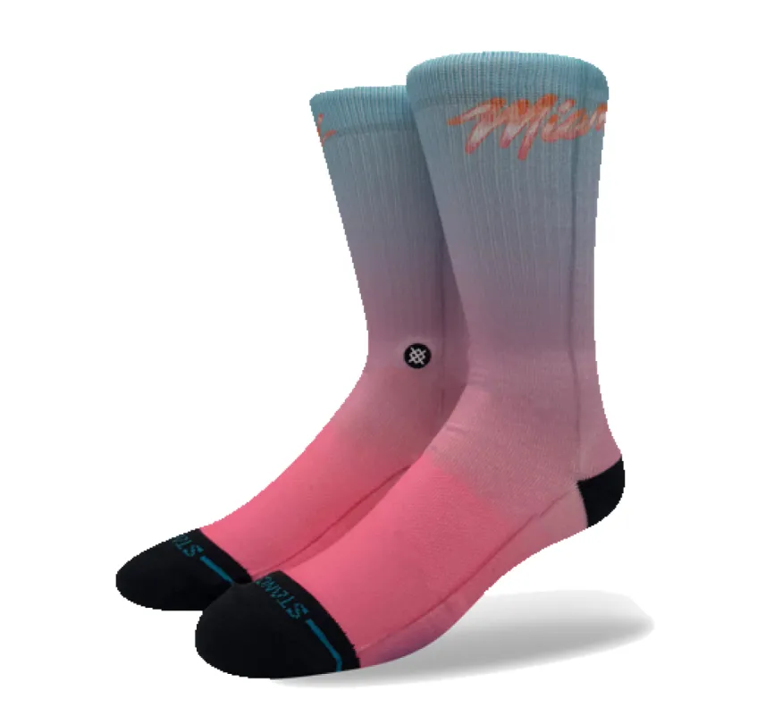 Court Culture Vice Miami Sunset Crew Socks sold by Miami Heat Store