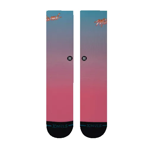 Court Culture Vice Miami Sunset Crew Socks sold by Miami Heat Store product image thumbnail 2