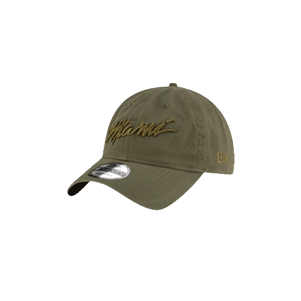 Court Culture Original Vice "MIAMI" Olive Dad Hat sold by Miami Heat Store product image thumbnail 3