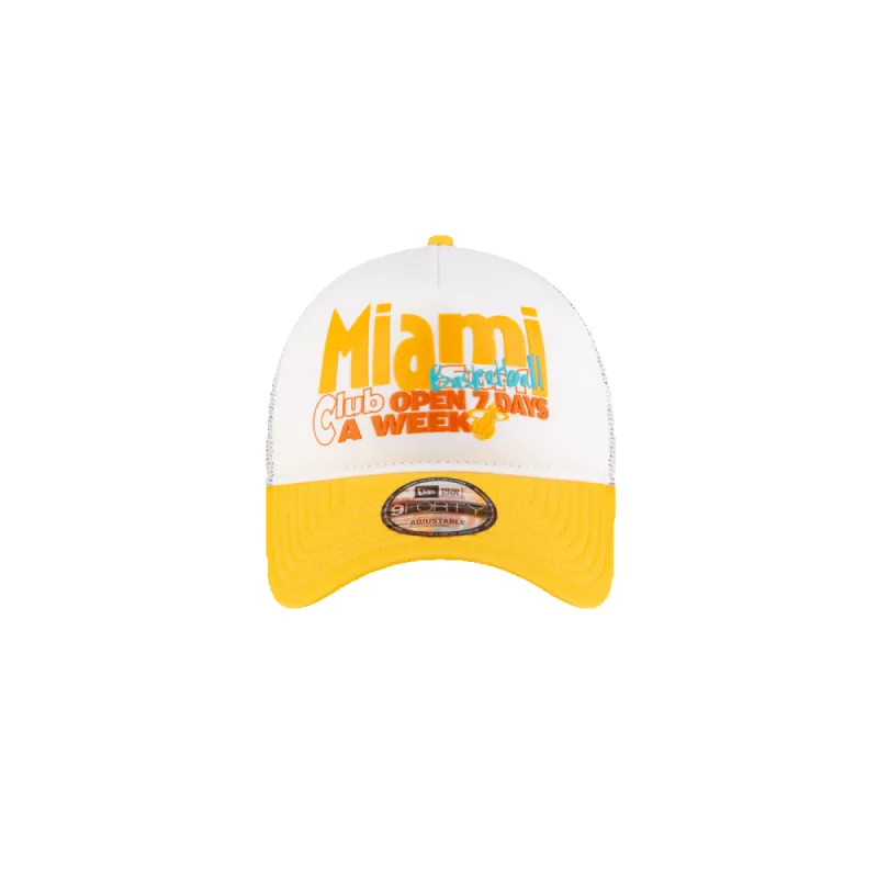 Court Culture Miami Basketball Club Trucker sold by Miami Heat Store